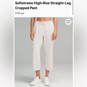 Lululemon softstream crop pant